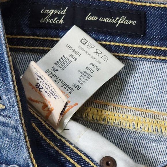 ⚜ Citizens of Humanity By Jerome Dahan Ingrid Stretch Jeans Women's Size 28 - Picture 9 of 13